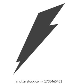 Blitzstrom-Bildflachsymbol