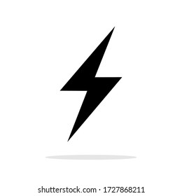 Lightning, Electric Power Vector  Design Element. Energy And Thunder Electricity Symbol Concept. Lightning Bolt Sign . Flash Vector Emblem Template. Power Fast Speed Logotype