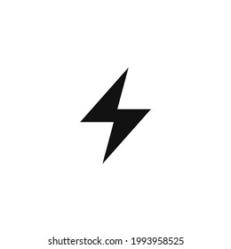 Lightning, electric power vector design element. Vector Illustration  for mobile concept and web design.