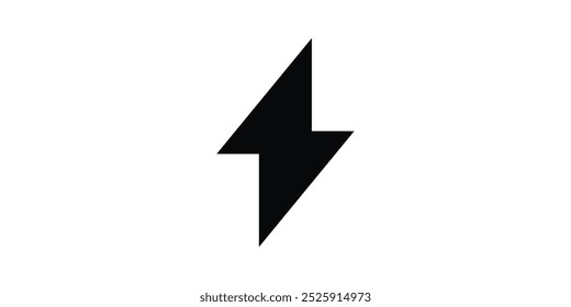 Lightning, electric power vector icon design. Energy and thunder electricity icons
