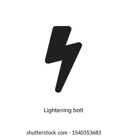 lightning electric power vector illustration symbol icon