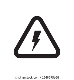 Lightning, electric power vector logo design element. Energy and thunder electricity symbol concept. Lightning bolt sign. Power fast speed logotype