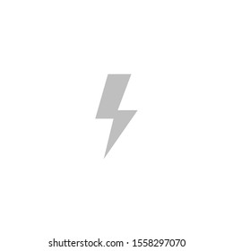 Lightning, electric power vector logo design element. Energy and thunder electricity symbol concept. Flash bolt sign in the circle. Flash vector emblem template. Power fast speed