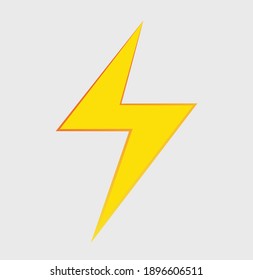 Elemento de diseño del logotipo del vector de potencia eléctrica de relámpago. El concepto de símbolo de energía y de electricidad trueno. Señal de rayo en el círculo. Logotipo de velocidad rápida de energía