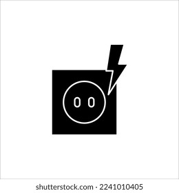 Blitze, elektrische Leistung, Vektorlogo Design Element. Konzept für Energie und Donner-Elektrizität-Symbol.