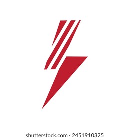 Blitz, Elektro-Vektorgrafik-Logo-Designelement. Energie- und Donnerstrom-Symbolkonzept. In: Lightning Melden Sie sich an Circle. Flash Vektorgrafik Emblem Vorlage. Schnelle Geschwindigkeit des Power-Logos