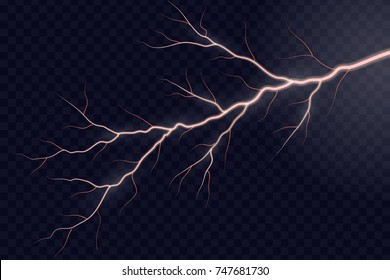 Lightning electric thunder storm light flash.