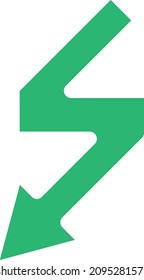 Blitzlichtstromaggregat - Symbol