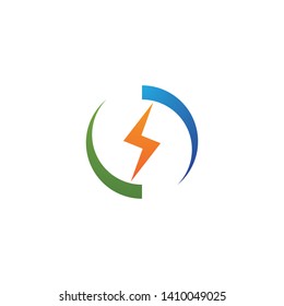 Lightning energy Logo Template vector