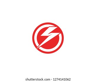 Lightning flash icon template