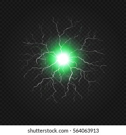 Lightning Flash Light On Transparent Background Stock Vector Royalty Free Shutterstock