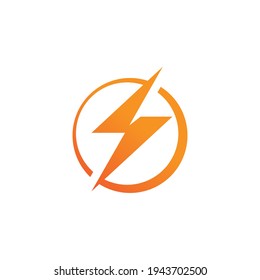Lightning , Flash logo Template vector icon 