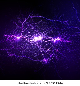 Lightning flash strike background easy editable