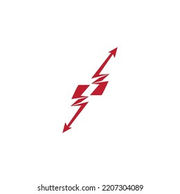 Lightning  flash  thunderbolt logo vector