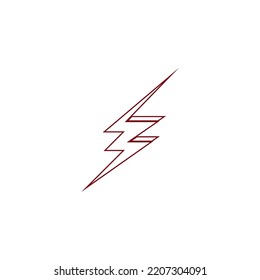 Lightning  flash  thunderbolt logo vector