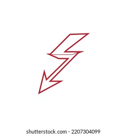 Lightning  flash  thunderbolt logo vector