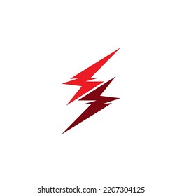 Lightning  flash  thunderbolt logo vector