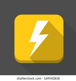 Lightning  flat icon