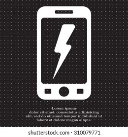 Lightning flat icon