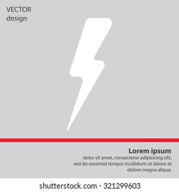 Lightning flat icon