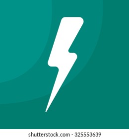 Lightning flat icon