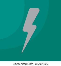Lightning flat icon