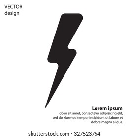 Lightning flat icon