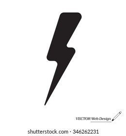 Lightning flat icon