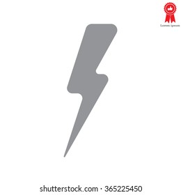 Lightning flat icon