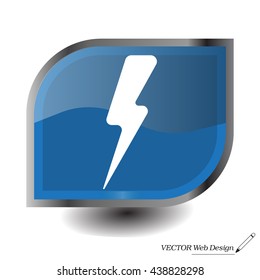 Lightning flat icon