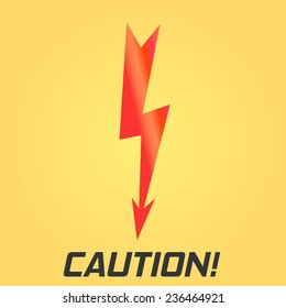 Lightning flat icons set