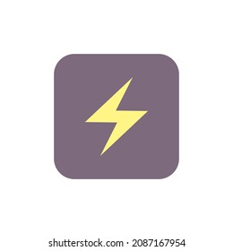lightning graphic vector illustration, very suitable for electronic logos or logos and icons on the web
