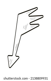 Lightning hand drawn set vector. Flash energy, caution icons, attention  illustration for social net story, web, banner. Doodle thunder sign collection. Sketch electric black symbol. 