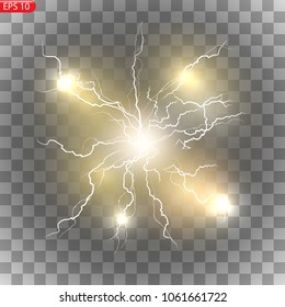 Lightning, high discharge current, high voltage