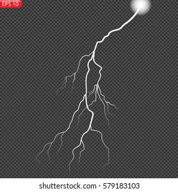 lightning hit the electricity, light, white