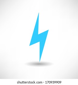 Lightning Icon Stock Vector (Royalty Free) 170939909 | Shutterstock