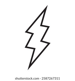 lightning icon design illustration vector template