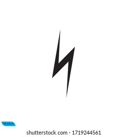 lightning icon design vector illustration