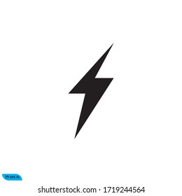 lightning icon design vector illustration