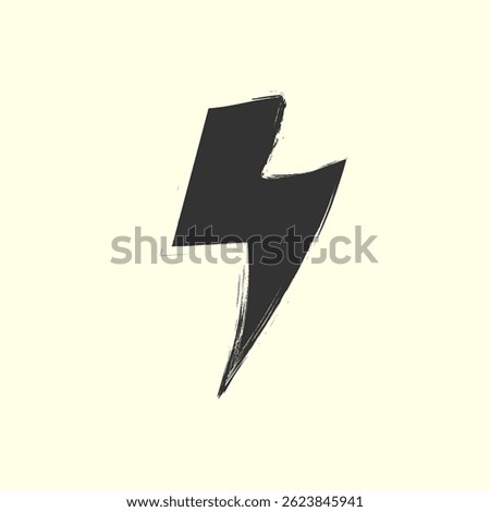 Lightning icon electric energy thunderbolt symbol graphic lightening speed power thunder bolt spark charge flash storm voltage stormy electricity danger shock warning abstract business