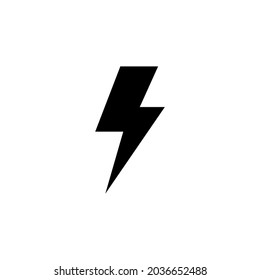 Lightning icon. electric sign and symbol. power icon. energy sign