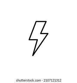 Lightning icon. electric sign and symbol. power icon. energy sign