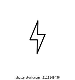 Lightning icon. electric sign and symbol. power icon. energy sign