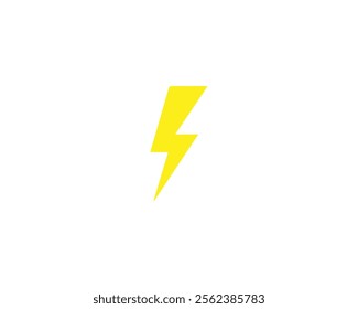 Lightning icon. Electric sign and symbol. Power icon. Energy sign. Lightning power icon. Charge, connection, danger, electric, energy, lighting, night, power, storm, thunderbolt, voltage. 