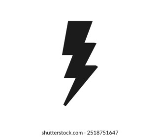 Lightning icon. electric icon vector. power icon. energy sign. flash icon. electrical sign. thunderbolt symbol. Isolated Lightning icons on white background.