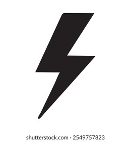ícone relâmpago. ícone elétrico vetor. ícone de energia. sinal de energia