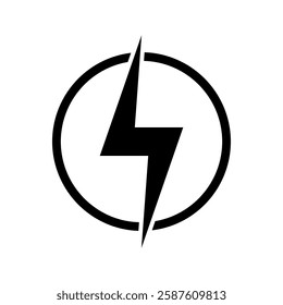 Lightning icon. electric icon vector. power icon. energy sign
