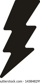 lightning icon for electrical and power logos
