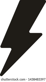 lightning icon for electrical and power logos