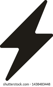 lightning icon for electrical and power logos